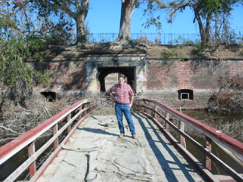 TFG Randy at Fort Jackson sally port.jpg
